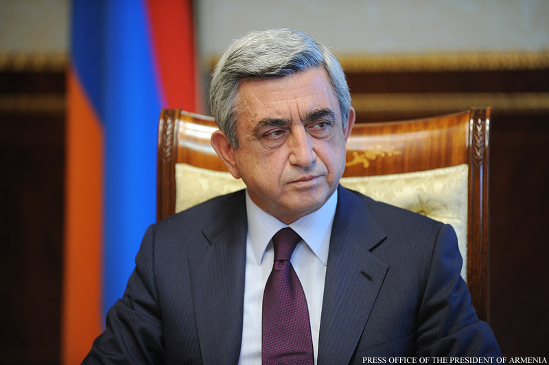 Президент Серж Саргсян выразил соболезнования в связи с кончиной шестимесячного Сережи Аветисяна.