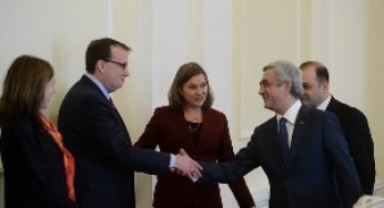 Президент Серж Саргсян принял вице-госсекретаря Викторию Нуланд