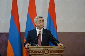 Президент Армении выступил на открытии медиафорума «У подножия Арарата»