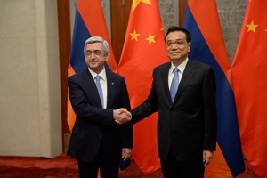 Президент Серж Саргсян встретился с премьером Госсовета КНР Ли Кэцяном