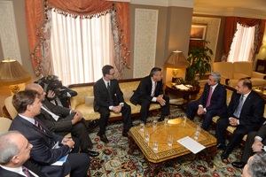 Встреча с сопредседателями ОБСЕ