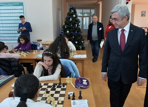 Посещение шахматной академии