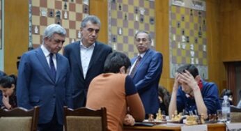 На шахматном первенстве Армении