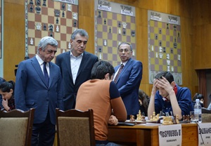 На шахматном первенстве Армении