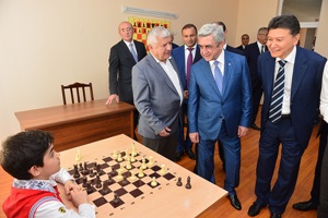 В Шенгавите открылась шахматная школа