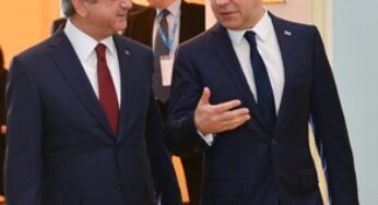 Президент Серж Саргсян принял премьер-министра РФ Дмитрия Медведева
