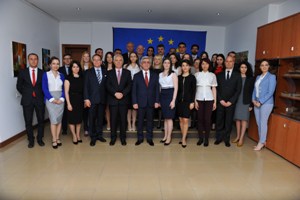 Президент Серж Саргсян посетил делегацию Европейского Союза в Армении