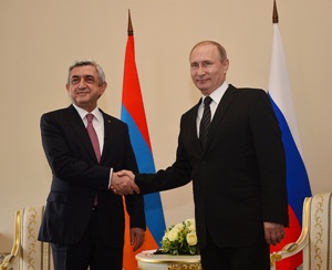 Президент Серж Саргсян в Санкт-Петербурге встретился с Президентом РФ Владимиром Путиным