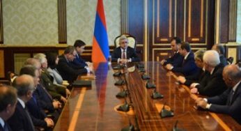 Серж Саргсян представил новоназначенного руководителя аппарата Президента РА