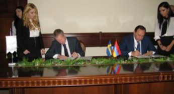 Армения и Швеция подписали “кадастровый” меморандум