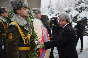 Посещение воинского пантеона “Ераблур”