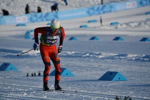 Армянский лыжник был близок к пьедесталу