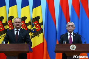 Официальный визит Президента Молдовы Игоря Додона в Армению