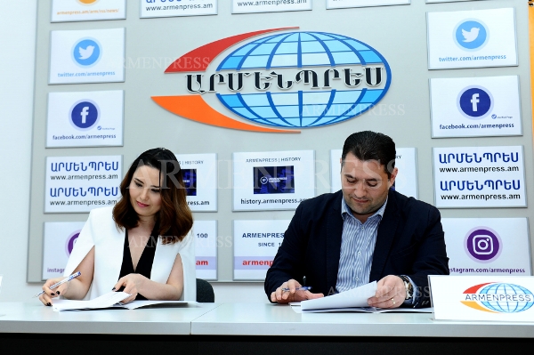 Арменпресс и Ruptly подписали соглашение о сотрудничествЕ в сфере видеоконтента