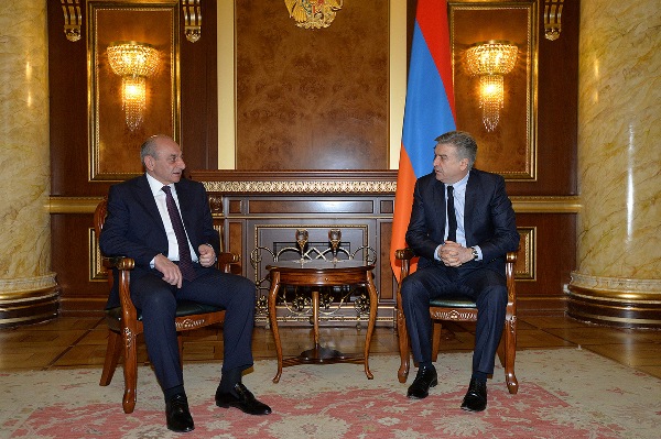 Обсуждены вопросы взаимодействия двух армянских государств