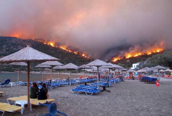 Греция борется с огнем