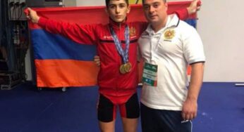 Гор Саакян выиграл золотую медаль на Юношеском чемпионате Европы