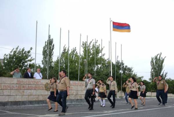 Молодежь из диаспоры посетила военный университет