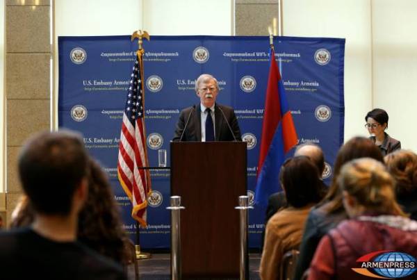 Джон БОЛТОН: Отношения с Арменией для США имеют стратегическое значение