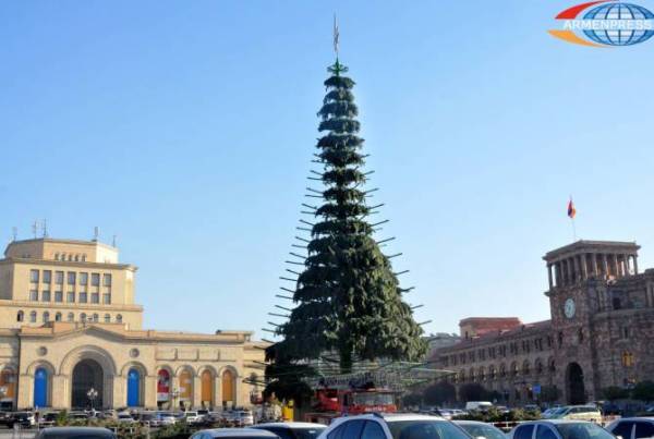 Церемония зажжения огней на главной елке Еревана состоится 21 декабря