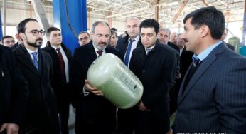 Завод по производству композитных газовых баллонов открыт в Ванадзоре