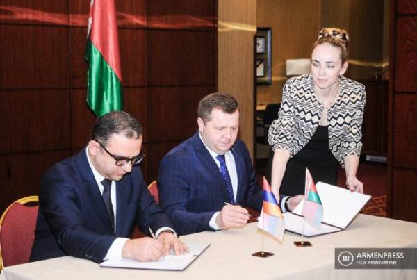 Армения-Беларусь: Довести товарооборот до 100 млн долларов