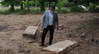 Обнаружены армянские надгробные плиты XVIII века