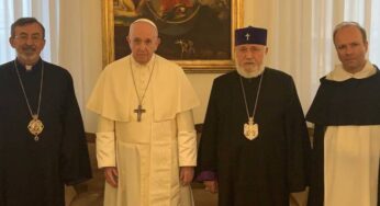 Папа Римский и Гарегин II вознесли молитву во имя восстановление мира