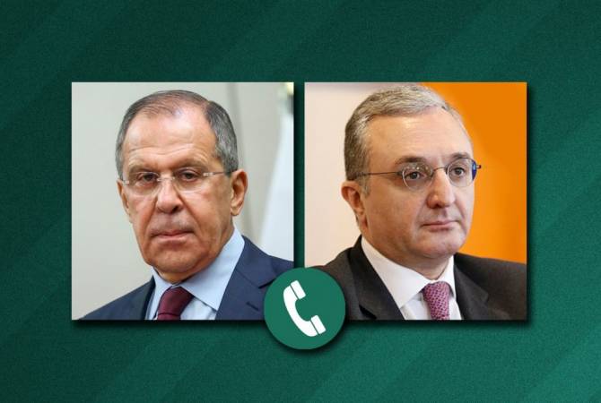 Главы МИД Армении и РФ провели телефонный разговор