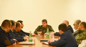 Состоялось расширенное заседание Совета безопасности Арцаха во главе с Араиком Арутюняном