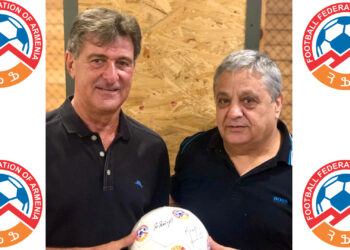 Марио Кемпес и Хорен Оганесян: два великих мастера футбола встретились вновь