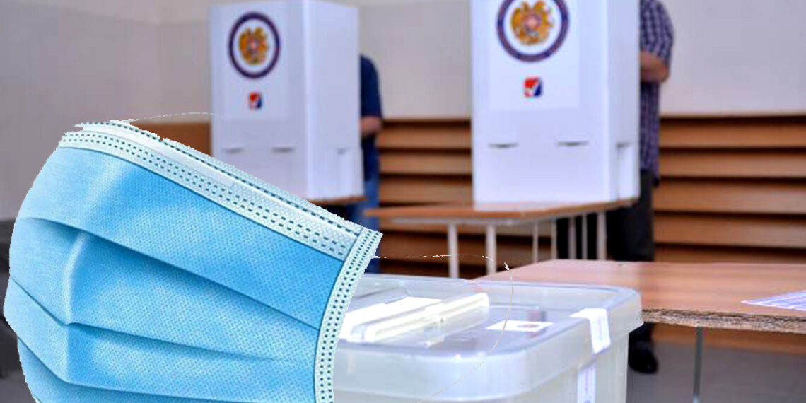 ЦИК Армении отменил масочный режим