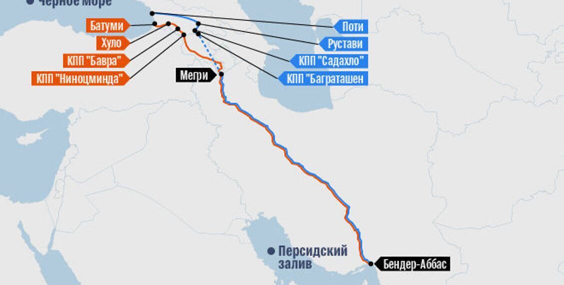 Реализация проекта “Персидский залив — Черное море» может превратить Армению в транзитный транспортный коридор