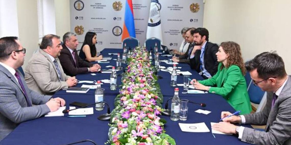 Представители Офиса Омбудсмена Армении встретились с руководителем наблюдательской миссии БДИПЧ/ОБСЕ