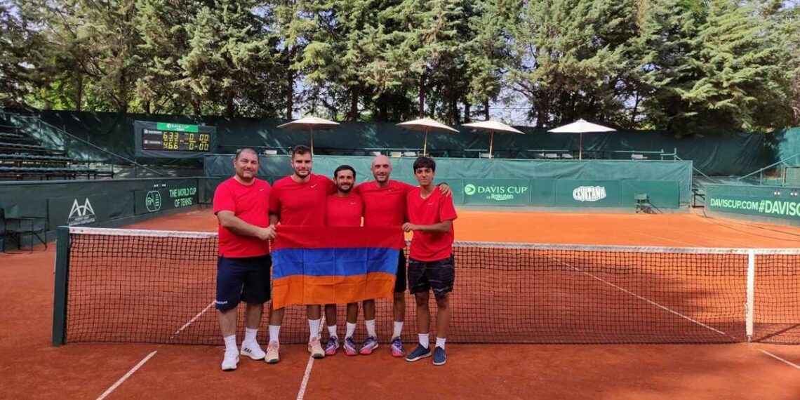 Армения вышла в третий дивизион Кубка Дэвиса — победа над Азербайджаном оказалась решающей