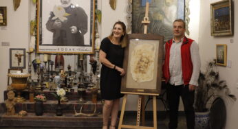 Артур Варданян подарил Музею Параджанова картину из цикла «Я есмь хлеб жизни»