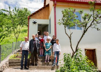 COAF предоставил комфортабельные дома перемещенным семьям из Арцаха