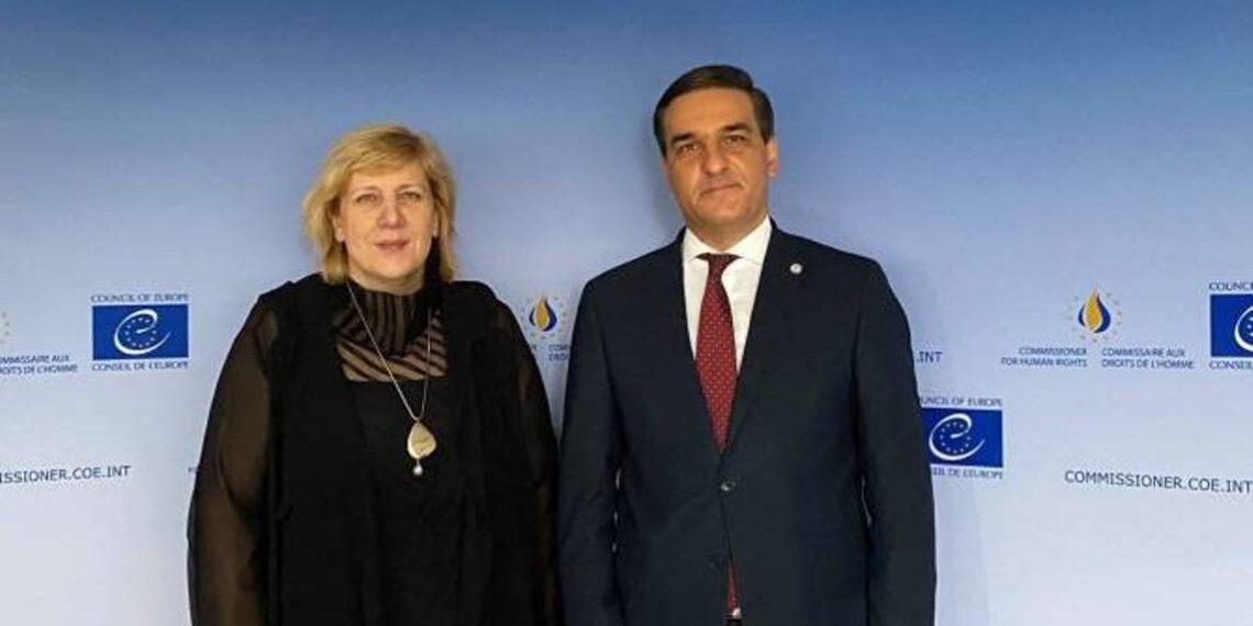 Омбудсмен Армении на встрече с Дуньей Миятович говорил об армянских пленных в Азербайджане