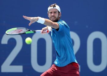 Карен Хачанов продолжает побеждать на олимпиаде