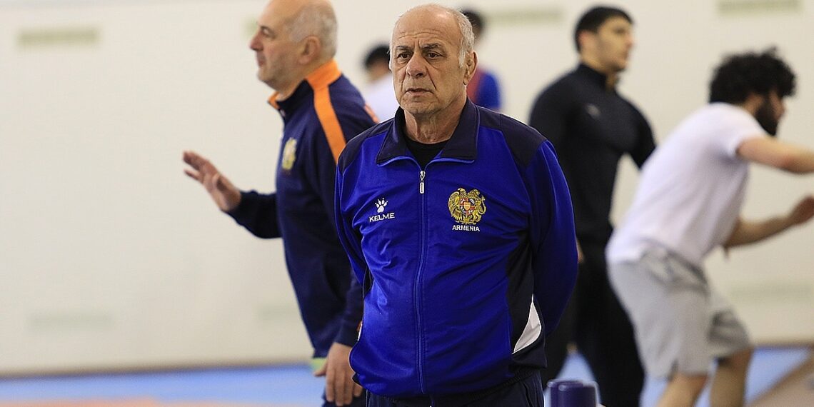 Главный тренер национальной сборной Армении по борьбе греко-римского стиля Эдуард Саакян