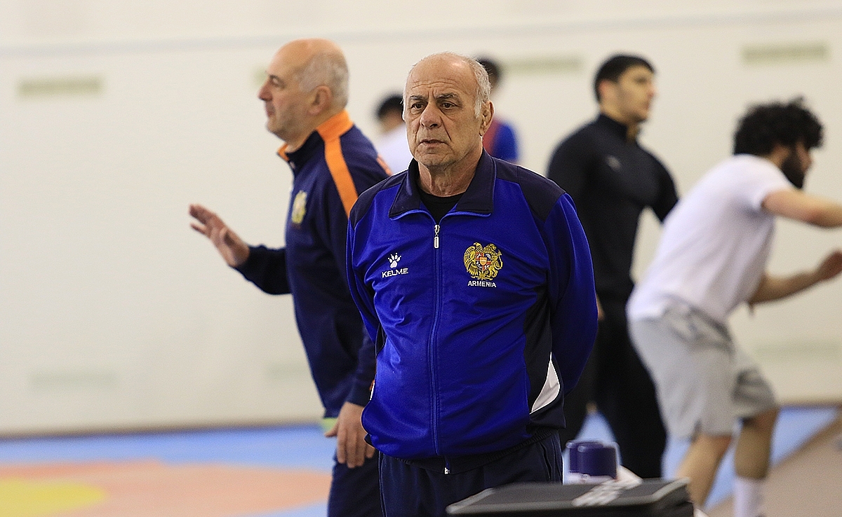 Главный тренер национальной сборной Армении по борьбе греко-римского стиля Эдуард Саакян