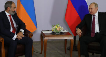 Путин поздравил Пашиняна с повторным назначением на должность премьер-министра Армении
