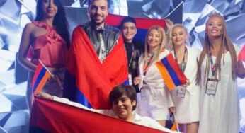 На международном конкурсе песни «Новая волна» лидирует представитель Армении Саро Геворгян