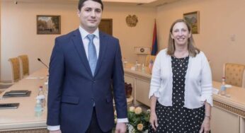 Председатель Следственного комитета Аргишти Кярамян принял посла США Линн Трейси