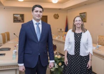 Председатель Следственного комитета Аргишти Кярамян принял посла США Линн Трейси