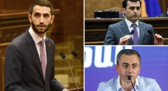 Известны кандидаты на посты трех вице-спикеров Национального собрания Армении