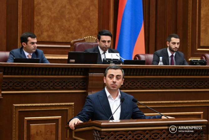 Ишхан Сагателян третьим голосованием избран вице-спикером НС Армении