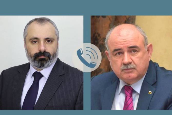 Главы МИД Арцаха и Южной Осетии в рамках онлайн-встречи обсудили последние региональные развития