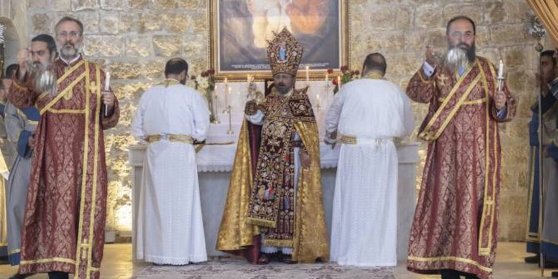 В Малатии, в церкви Святой Троицы, впервые после 1915 года была отслужена литургия