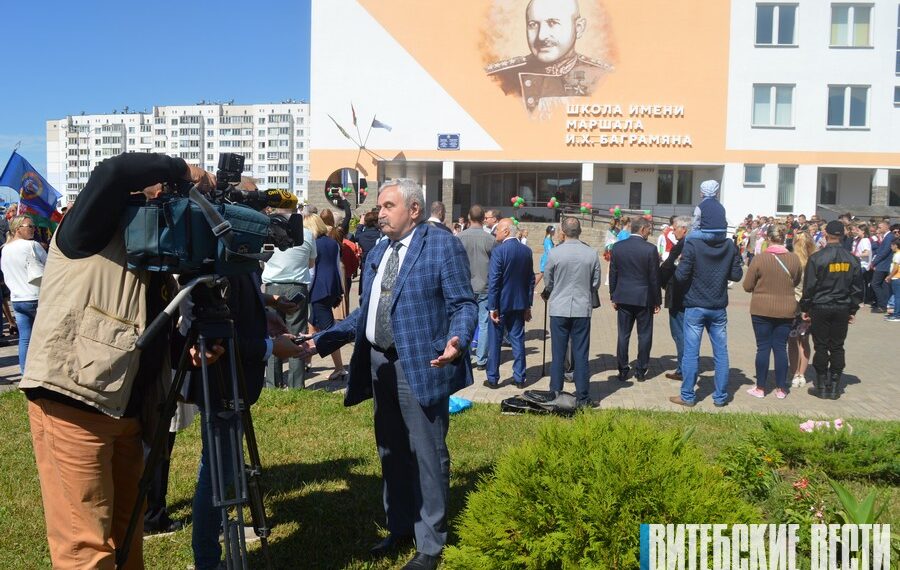 Школе на Витебщине присвоили имя дважды Героя Советского Союза маршала Ивана Баграмяна